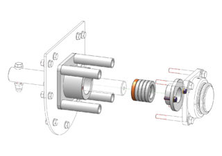 Trough screw conveyors