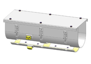 Trough screw conveyors