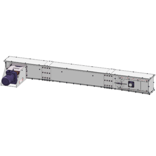 Trough chain conveyors