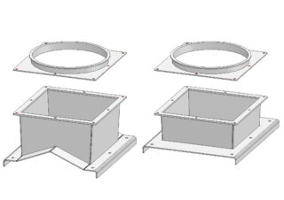 Trough chain conveyors