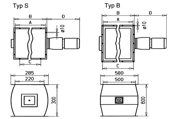 Rotary valves (steel)