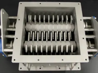 Lump primary crusher KVB with packing glands