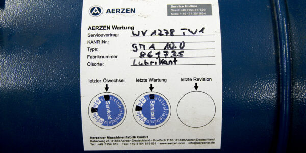 Aerzen Rotary piston blower GMa - used