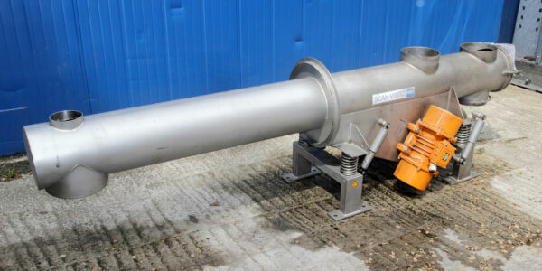 Scan-Vibro vibrating conveyor stainless steel - used