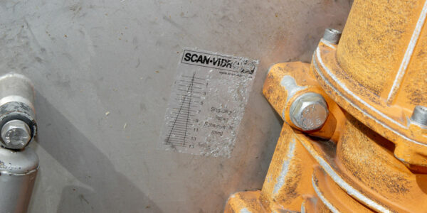 Scan-Vibro vibrating conveyor stainless steel - used