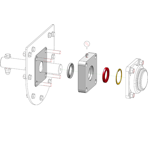 With purge air, without compressed air fittings